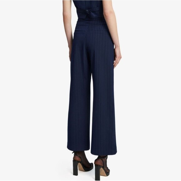 Bardot Navy Pinstripe Dress Pants size 8 - Picture 2 of 9